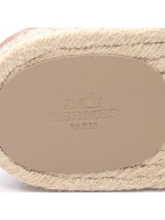 Hermes Sandals Espadrilles Antigua Striped Canvas main image 4